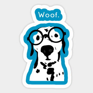 Snip the Dalmation Sticker